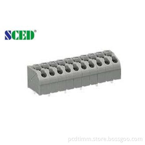 2P - 24P Electrical Spring Clamp Screwless Terminal Block P